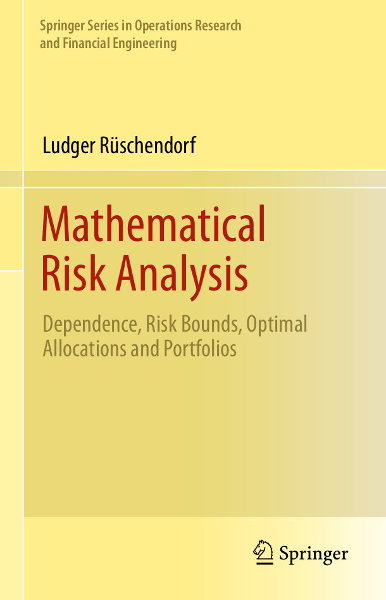 2013 Bild Mathematical Risk Analysis Vorderseite